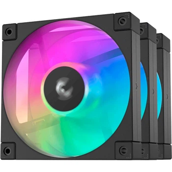 Кулер для ПК DeepCool FD12 ARGB 3-pack 120x120x25mm 2050RPM Black (R-FD12-BKAPN3-G)