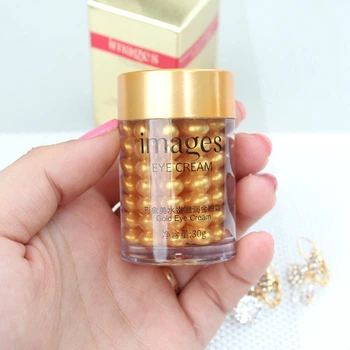 Крем-сыворотка под глаза с гиалуроновой кислотой и золотом IMAGES Bright and Moisture Gold Eye Cream