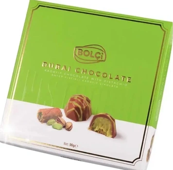 Дубайські шоколадні цукерки Bolci Praliny Dubai Chocolate 96г