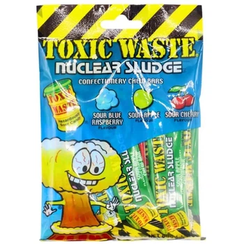 Жевательные конфеты Toxic Waste Nuclear Sludge Mini Chew Bars Bag 80г