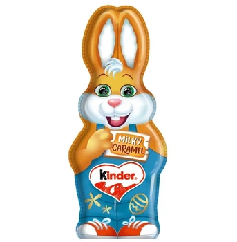 Пасхальный шоколадный кролик Kinder Bunny Milky Caramel 110г