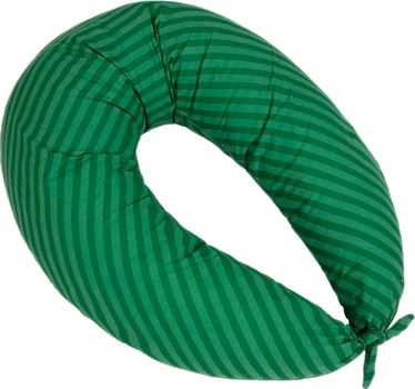 Подушка для беременных и кормления MirSon №5015 Color Line 17-0612 Stripe Emerald 30х170 см (2200010969757)