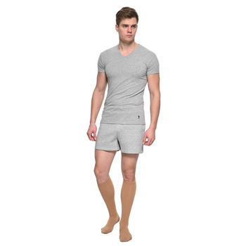 Гольфи компрессійні Soloventex Comfort, 2 клас, чоловічі, шкарпетка, бежеві, арт. 221-232/221-242, L, Зріст 165-180