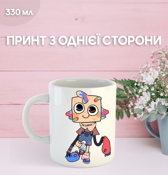 Кружка У Світі Денді Roblox Dandy's World з принтом керамічна чашка 330 мл Uk_565