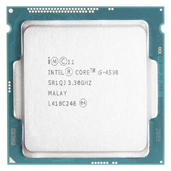 Процессор LGA1150 Intel Core i5 4590 4x3.30GHz 6M Cashe 84W Intel HD Graphics 4600 SR1QJ Б\В - Б/У