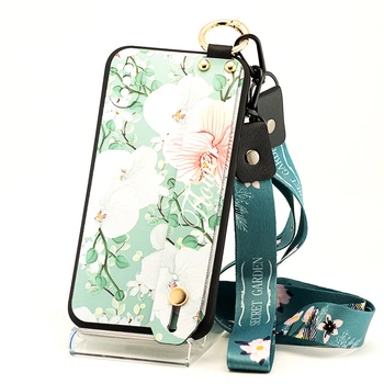 Чехол Lanyard для Iphone X бампер с ремешком Turquoise