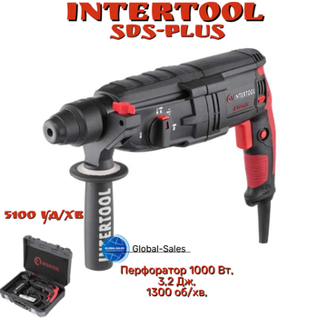 Перфоратор прямой Intertool 1000Вт Storm (WT-0170)