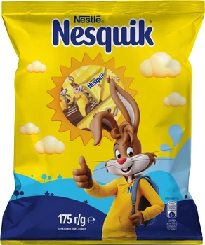 Цукерки Nesquik вафельні у молочному шоколаді пакет 175 г (8445290355010)