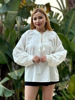 Жіноча вишиванка Delvinss Тендітна XXXXL білий (ESQTENDBATBIL)