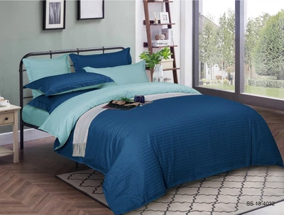 Наволочка с ушками MirSon Satin Stripe 30-0019 + 30-0013 Milo 70x70 см (2200005264393)