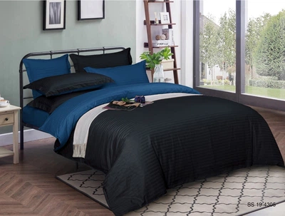 Наволочка с ушками MirSon Satin Stripe 30-0021 + 30-0019 Minhvan 70x70 см (2200005267394)