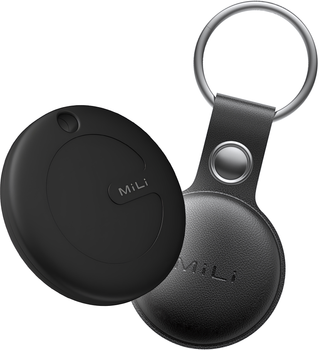 Смарт GPS трекер MiLi MiTag anti-lost tracker для Android з чохлом Чорний (6938012333820)