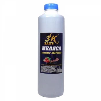 Меласса 3KBaits Кальмар-Клубника 1000мл (3к11004)