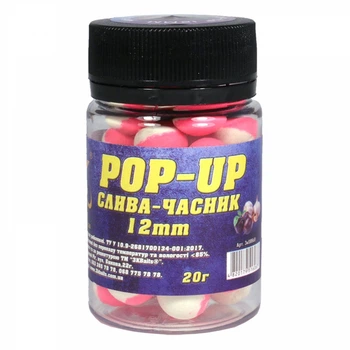 Бойл 3KBaits Pop-up плавающий Слива-чеснок 12мм 20г (3KB1886)
