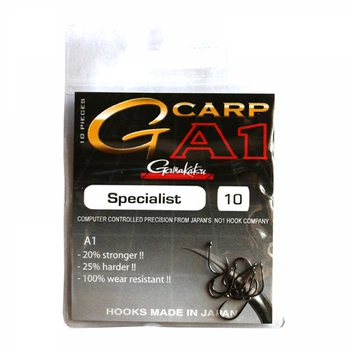 Крючок GAMAKATSU A1 G-CARP SPECIALIST №10, в уп. 10шт (3KB5018)