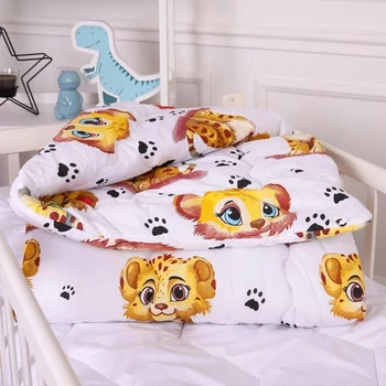 Одеяло MirSon Kids Time антиаллергенное зимнее 20-0034 King Tiger 140x205 см EcoSilk (2200009665035)