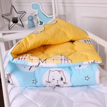 Ковдра MirSon Kids Time антиалергенна зимовий 20-0044 Cats and bunnies 140x205 см EcoSilk (2200009666445)