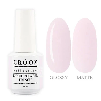 Жидкий полигель Crooz Liquid Polygel French №06 15 мл