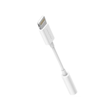 Аудио переходник адаптер WUW X210 Lightning to AUX 3.5mm 10см White (WUW-X210)