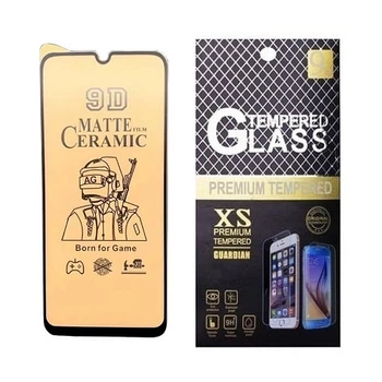 Протиударна захисна плівка Ceramics 9D для Samsung Galaxy A14, M14, A14 5G, A145, A146, M146 з чорною рамкою, матова