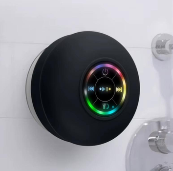 Бездротова Bluetooth-колонка для душу Wireless Speaker BTS07 чорна