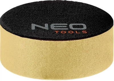Диск полірувальний Neo Tools, губка м’яка, на липучці, 80x25мм