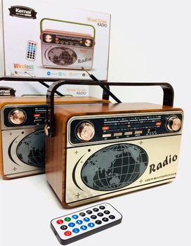 Портативний радіоприймач Kemai MD-507 BT Bluetooth MP3 USB SD FM AM SW з акумулятором 18650 та пультом дистанційного керування