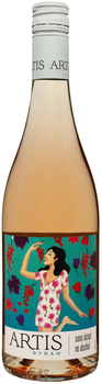 Вино безалкогольне Artis Syrah рожеве напівсолодке 0.75 л 0% (3148592010537)