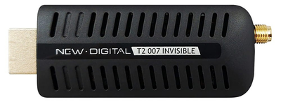 Цифровой тюнер New Digital T2 007 DVB-T2 HEVC Invisible Black (4779049800150)