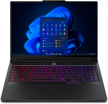 Ноутбук Lenovo Legion Pro 7 16IAX10H (83F5007CRA) Eclipse Black / 16" OLED WQXGA 240 Гц / Intel Core Ultra 9 275HX / RAM 64 ГБ / SSD 1 ТБ / RTX 5080, 16 ГБ / Windows / 4-Zone RGB / Зарядка по USB
