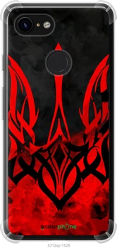 Силикон с усиленными углами чехол на Google Pixel 3 Герб Украины v2 "5312sp-1528-70447"