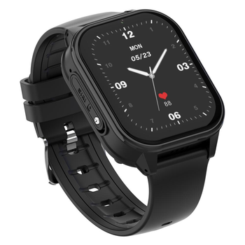 Смарт часы-телефон для детей с GPS Wonlex KT19 Pro Black с прослушкой, видеозвонком и большим аккумулятором (KT19Pro)