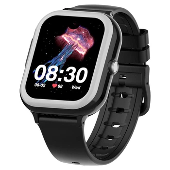 Дитячий смарт годинник-телефон GPS Wonlex KT31 Android 8.1 Black AMOLED з відеодзвінком, сім картою, прослуховуванням, камерою, видеомониторингом (SBWKT31BL)