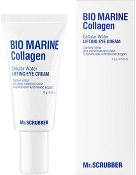 Ліфтинг крем для зони навколо очей Mr.Scrubber Bio Marine Collagen з колагеном і клітинною водою 15 мл (4823109702325)