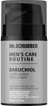 Мультиактивный крем для лица с бакучиолом Mr.Scrubber Men's Care Routine 50 мл (4820200232706)