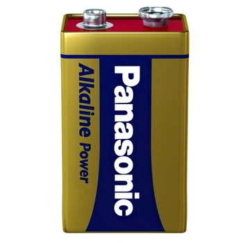 Батарейка щелочная Panasonic Alkaline Power Крона 6LR61 9В 1 шт в блистере (6LR61REB/1BP)