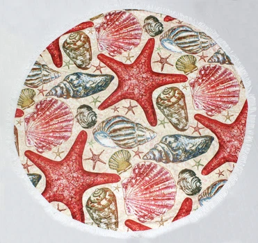 Пляжний рушник MirSon №5078 Summer Time Seashells 150x150 см (2200003947885) Пляжний рушник MirSon №5078 Summer Time Seashells 150x150 см (2200003947885)