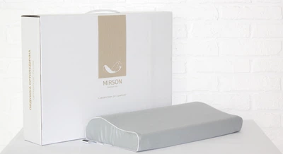 Подушка ортопедическая MirSon №7070 Elite Delicate Satin Skyline Kiddy Boy 50х29х5/8 (2200003400090)