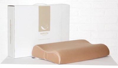 Подушка ортопедическая MirSon №7117 Elite Delicate Satin Estella Aero 58х40х10.5 (2200003400502)