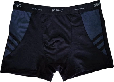 Трусы боксеры мужские Мачо черные 7XL