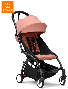 Прогулочная коляска Stokke Yoyo 3 Ginger на шасси Black