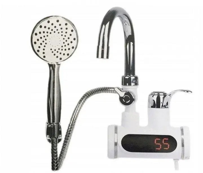 Водонагреватель с душем Instant electric heating Faucet FT001 Белый
