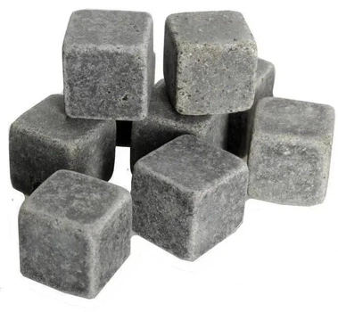 Камені для віскі Whiskey Stones Натуральні зі стеатиту Набір для напоїв (42174)