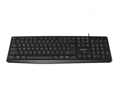 Дротова клавіатура HAVIT HV-KB2006 USB Black