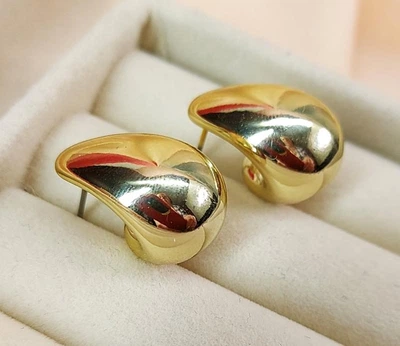 Женские серьги бижутерия Капли jeweston Золотые
