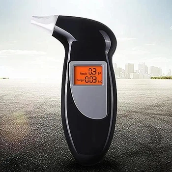 Персональний цифровий алкотестер Breath Alcohol Tester із підсвічуванням із мундштуками Digital