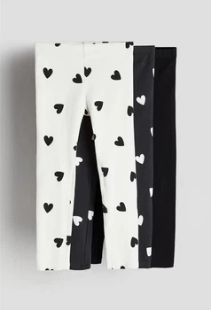 Набор лосин Сердца 3шт H&M 128см (400010663)