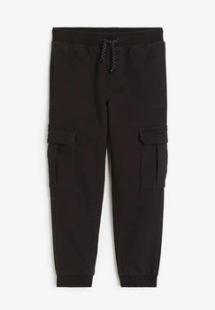 Брюки карго узкого кроя черные H&M 92см (400010541)