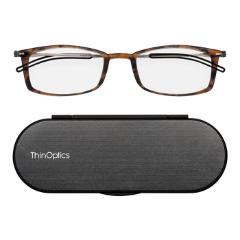 Окуляри для читання Thinoptics Brooklyn 1.00, Черепаховий / Чохол чорний