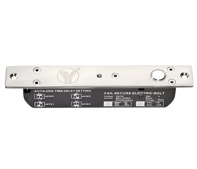 Ригельний врізний замок Yli Electronic YB-700A(LED) DC12 V/1200 мА сірий (99-00005219)